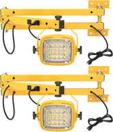 YXL-LIGHTING LED Loading Dock Lights With Swing Double Arm, B2 Series
